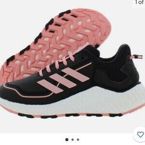 adidas Women Climawarm LTD Boost Sneakers Size 5.5 Black/Pink